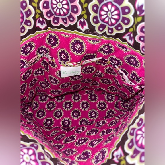 EUC Vera Bradley Pink Paisley Tote Bag - Picture 4 of 4